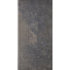 Paradyz VIANO ANTRACITE STOPNICA PROSTA 30X60 G1