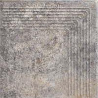 Paradyz VIANO GRYS STOPNICA NAROŻNA 30X30 G1
