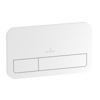 VILLEROY & BOCH VICONNECT кнопка смыва 25,3*14,5*1см, цвет белый