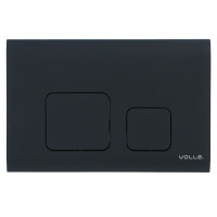 VOLLE CUADRA EVO клавиша смыва, черный soft-touch, пластик