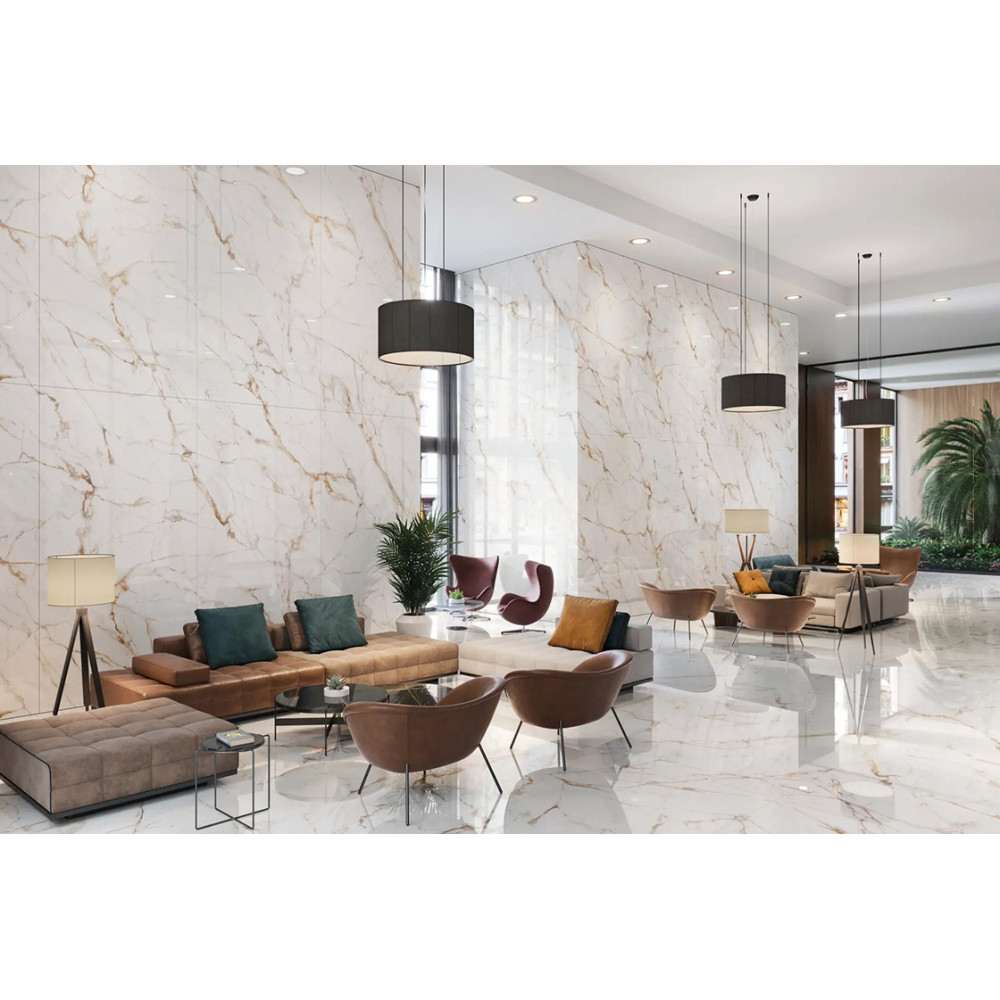 XTONE BY URBATEK G1051 CALACATTA GOLD NATURE 6 MM 160х320 (плитка настінна)